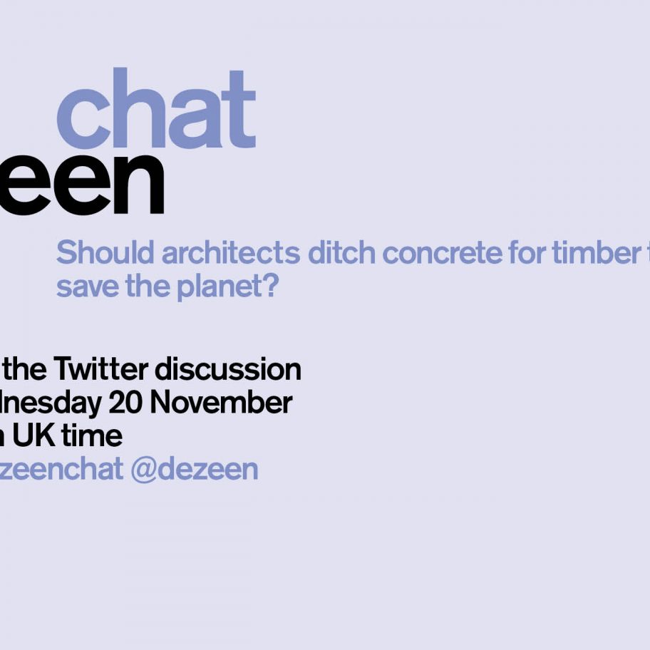 #dezeenchat concrete vs timber