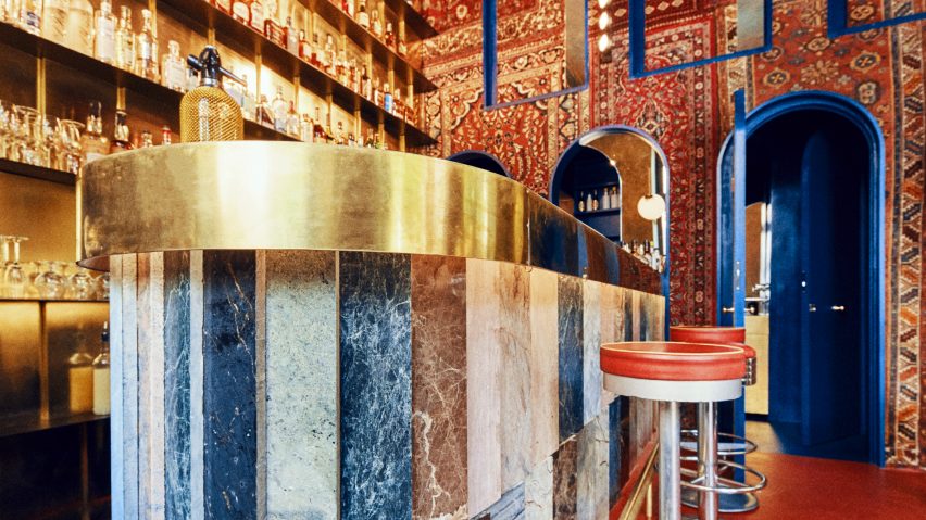 Aura bar, Warsaw, designed by Kacper Gronkiewicz