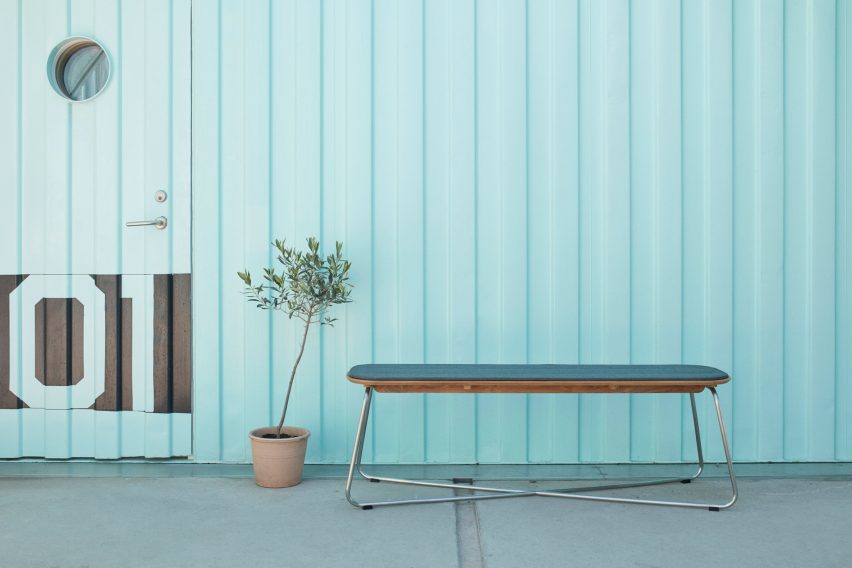 BIG furniture collection mimics the shape of lily pads