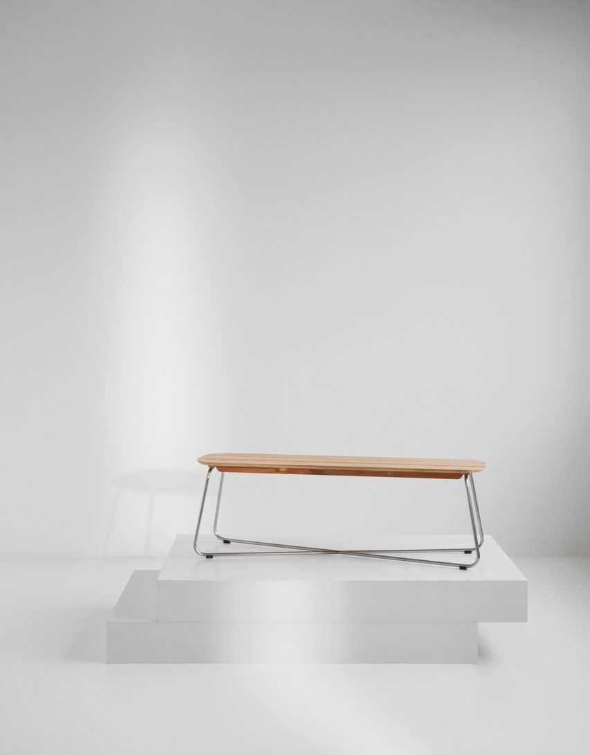 BIG furniture collection mimics the shape of lily pads