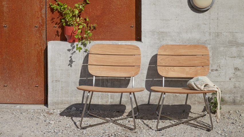 BIG furniture collection mimics the shape of lily pads