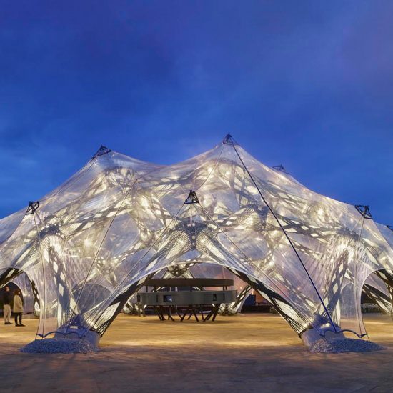 BUGA Fibre Pavilion, Germany, by University of Stuttgart