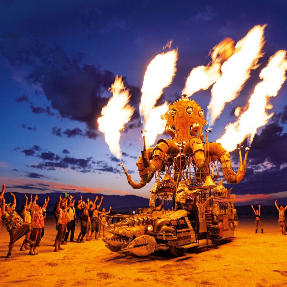 Setting fire to artworks in the desert “creates atmospheric pollution” says Burning Man festival