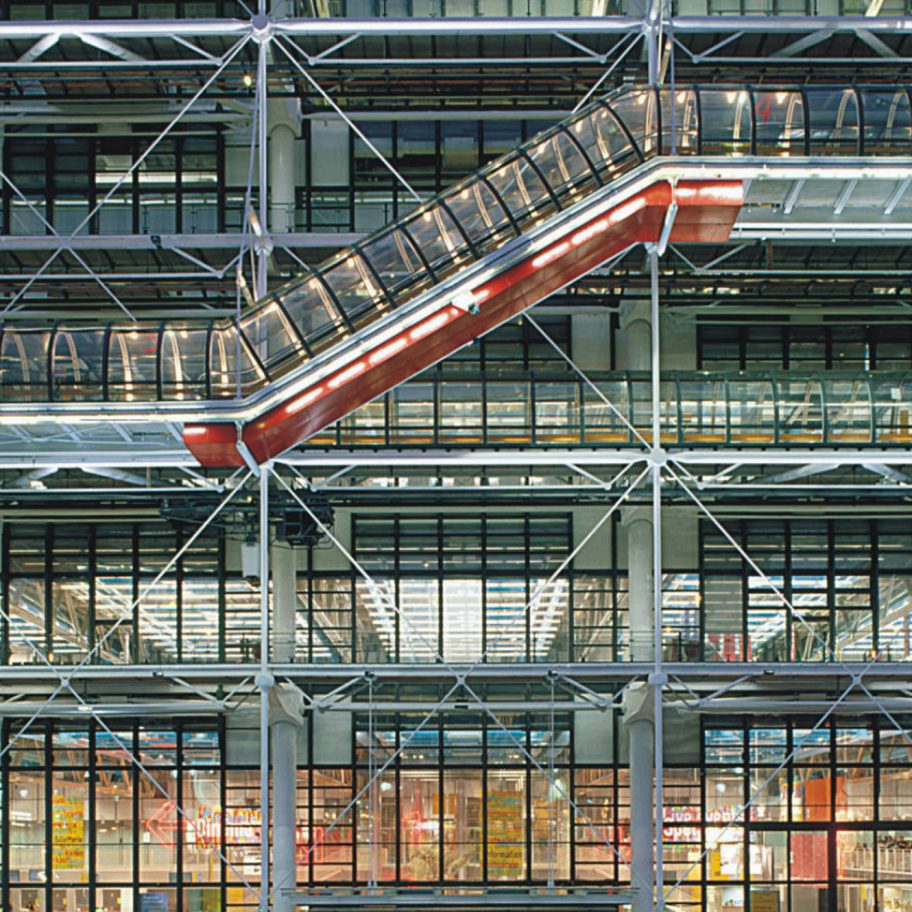 Centre Pompidou by Renzo Piano and Richard Rogers