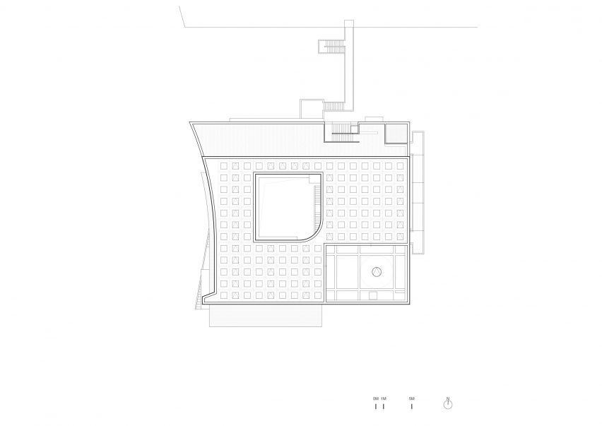 Roof plan of Changjian Art Museum by Vector Architects