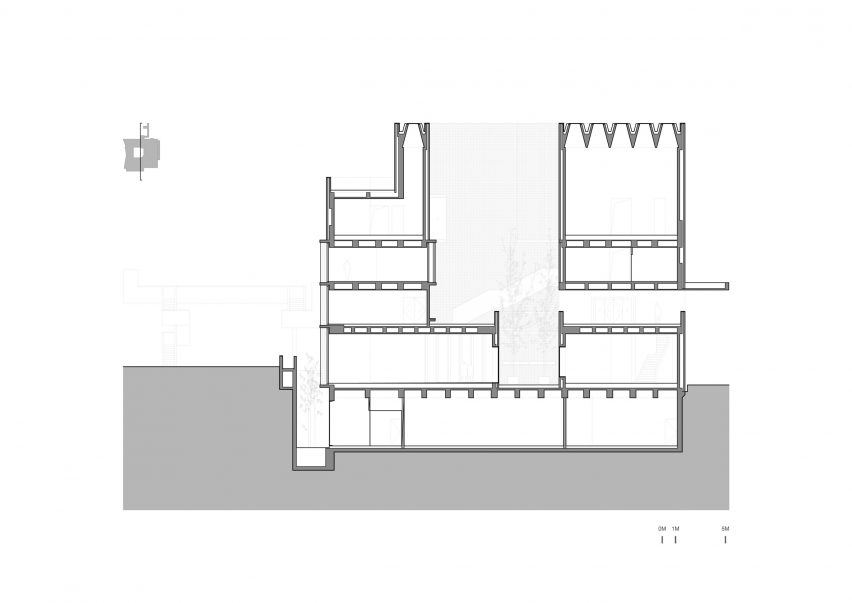 Section of Changjian Art Museum by Vector Architects,