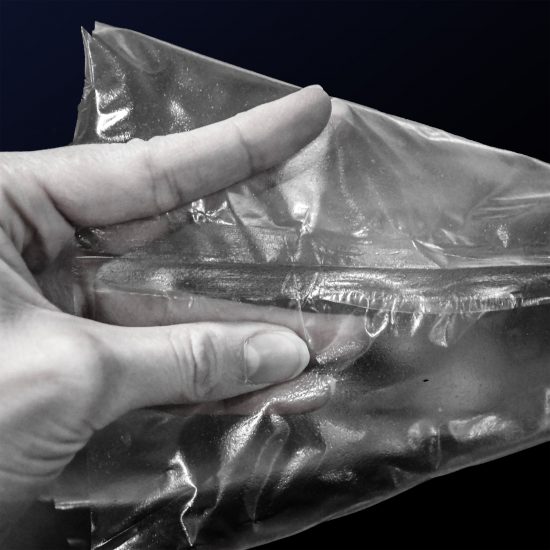 Charlotte McCurdy creates carbon negative raincoat from algae plastic