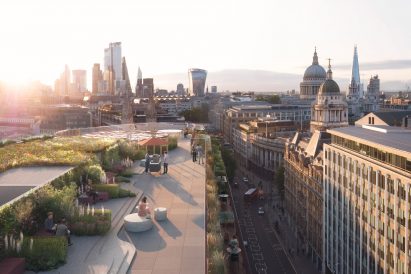 Citicape House with Europe's largest green wall in London by Sheppard Robson