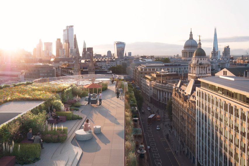Citicape House with Europe's largest green wall in London by Sheppard Robson