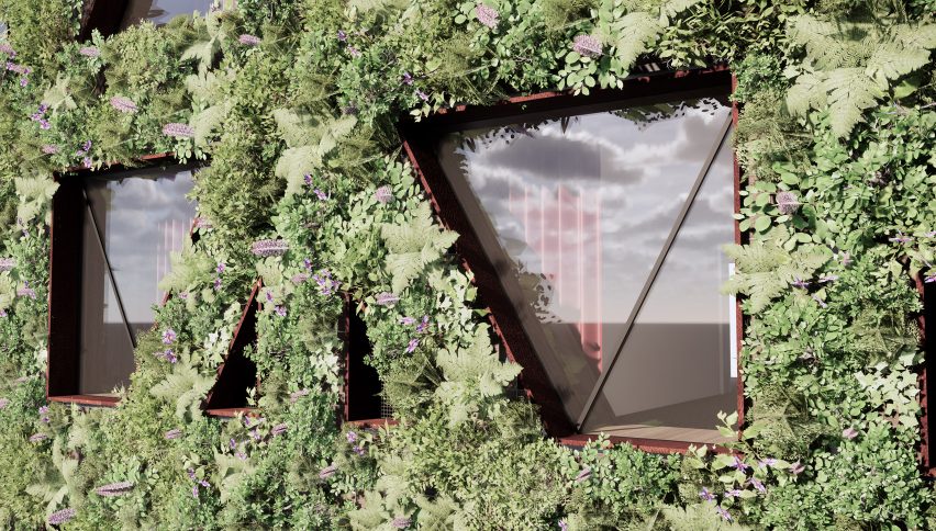 Citicape House with Europe's largest green wall in London by Sheppard Robson