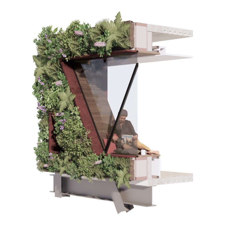 Citicape House with Europe's largest green wall in London by Sheppard Robson