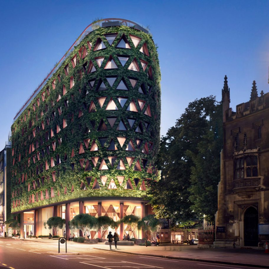 Citicape House with Europe's largest green wall in London by Sheppard Robson