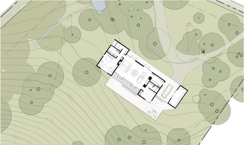 Collector's Retreat by Heliotrope Site Plan