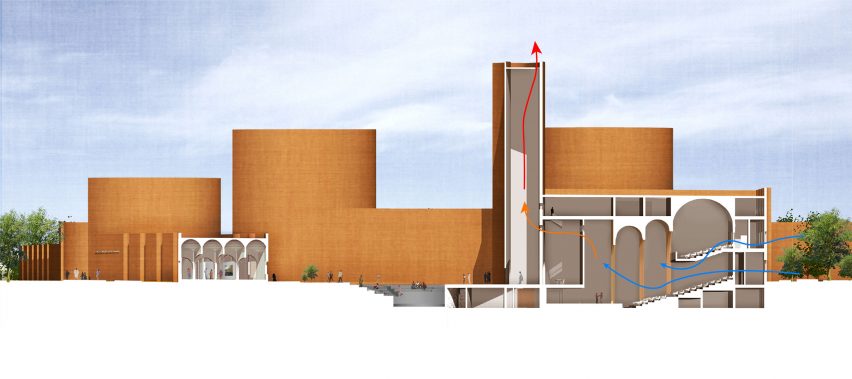 Niamey cultural centre by Mariam Kamara's studio Atelier Masomi in Niger