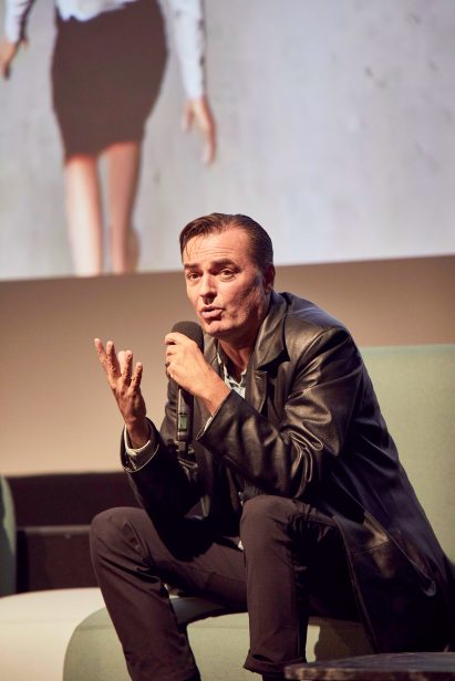 Dezeen Day education panel Patrik Schumacher and Harriet Harriss