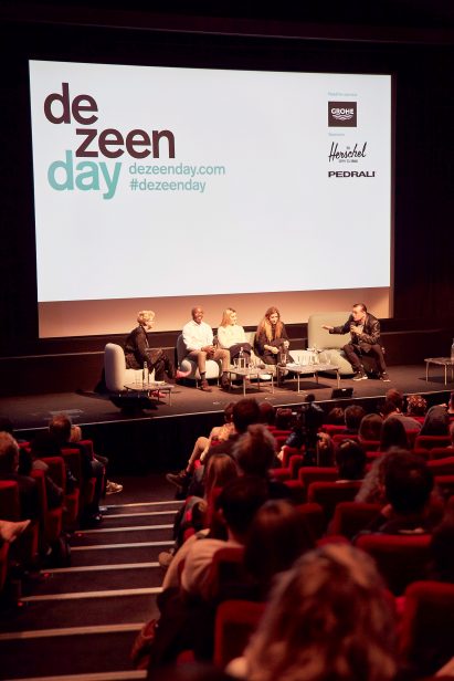 Dezeen Day education panel Patrik Schumacher and Harriet Harriss