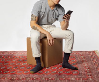 Studio dtttww reimagines cardboard box as "accidental chair"