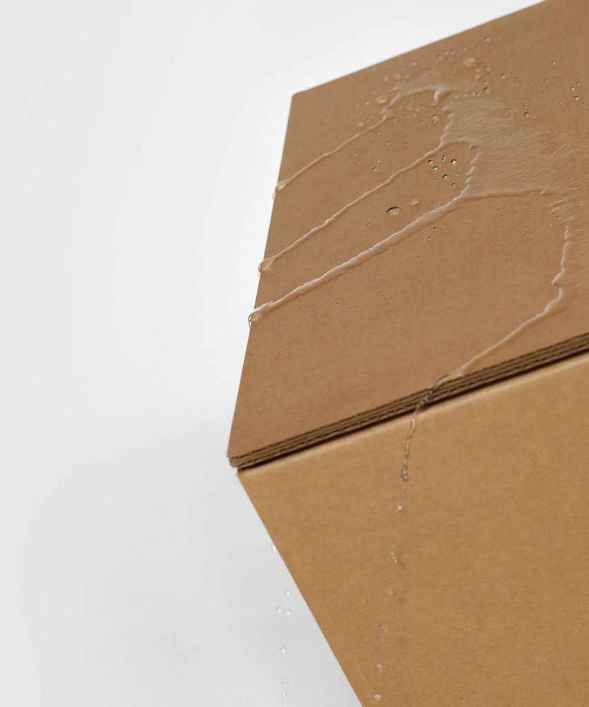 Don't Take This The Wrong Way cardboard box chair