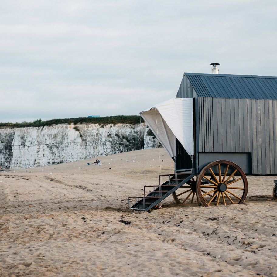 Haeckels’ Victorian bathing machine warms up winter seaside dippers