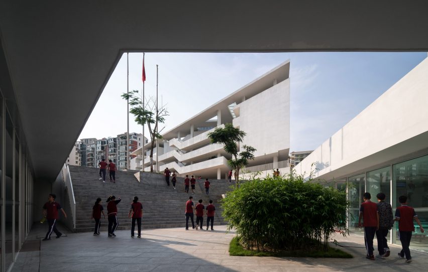 Huandou School by Trace Architecture Office TAO in Haikou China