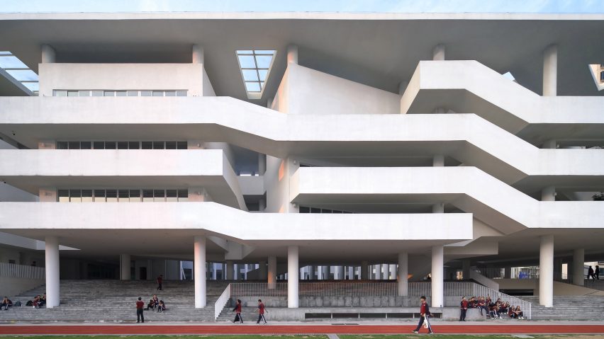 Huandou School by Trace Architecture Office TAO in Haikou China