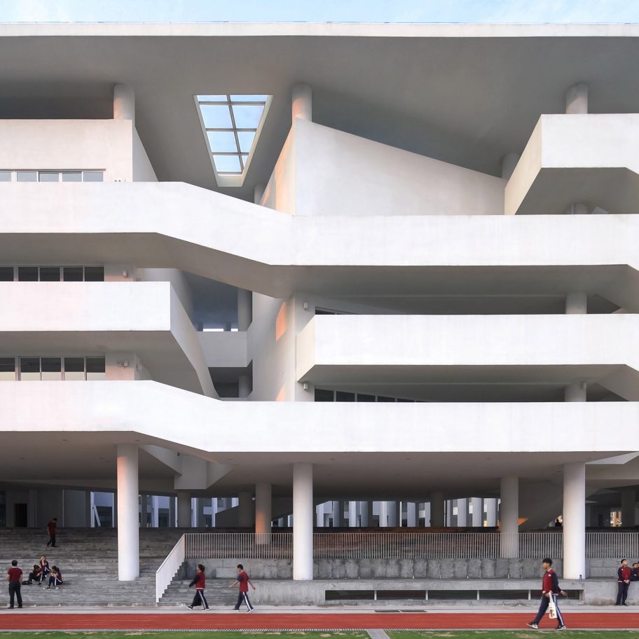 Huandou School by Trace Architecture Office TAO in Haikou China