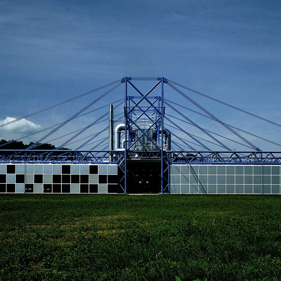 High-tech architecture: Inmos Microprocessor Factory in Wales by Richard Rogers