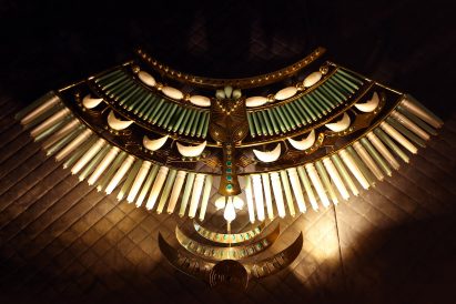 Klove's Totems Over Time lights take the form of Art Deco-style talismans