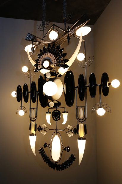 Klove's Totems Over Time lights take the form of Art Deco-style talismans