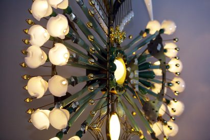 Klove's Totems Over Time lights take the form of Art Deco-style talismans