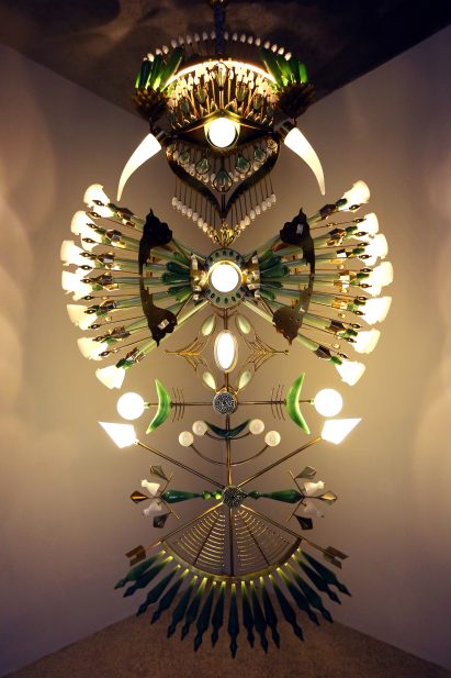 Klove's Totems Over Time lights take the form of Art Deco-style talismans