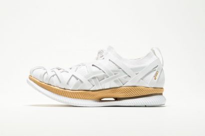 Kengo Kuma unveils first ever trainer design for Asics