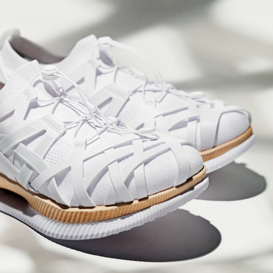 Kengo Kuma unveils first ever trainer design for Asics