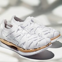 Kengo Kuma unveils first ever trainer design for Asics