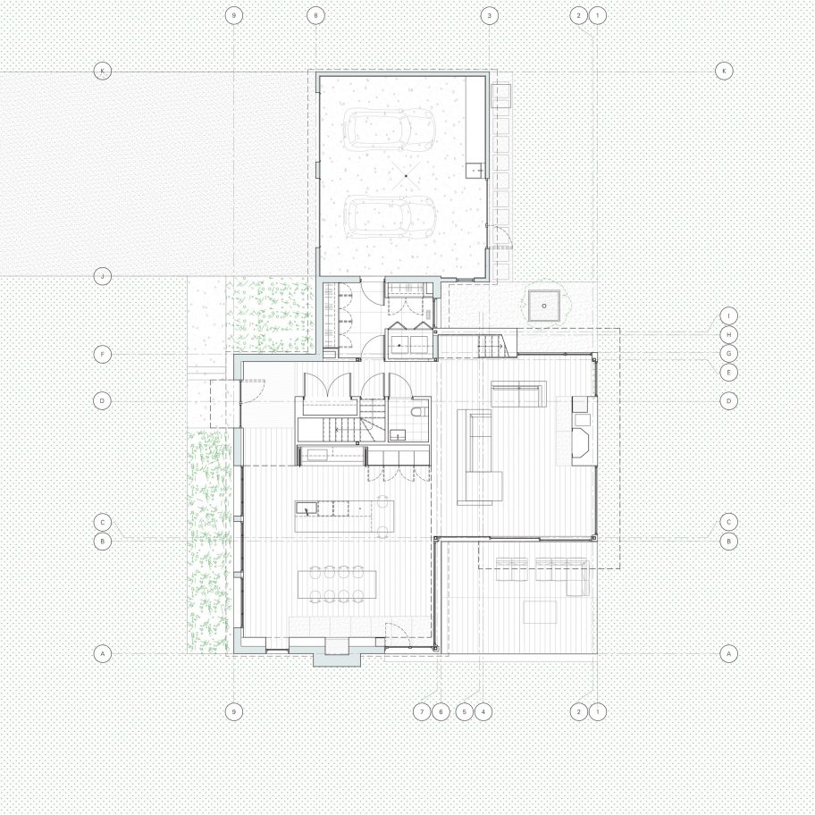 Knowlton Residence by Thomas Balaban Architect Ground Floor Plan