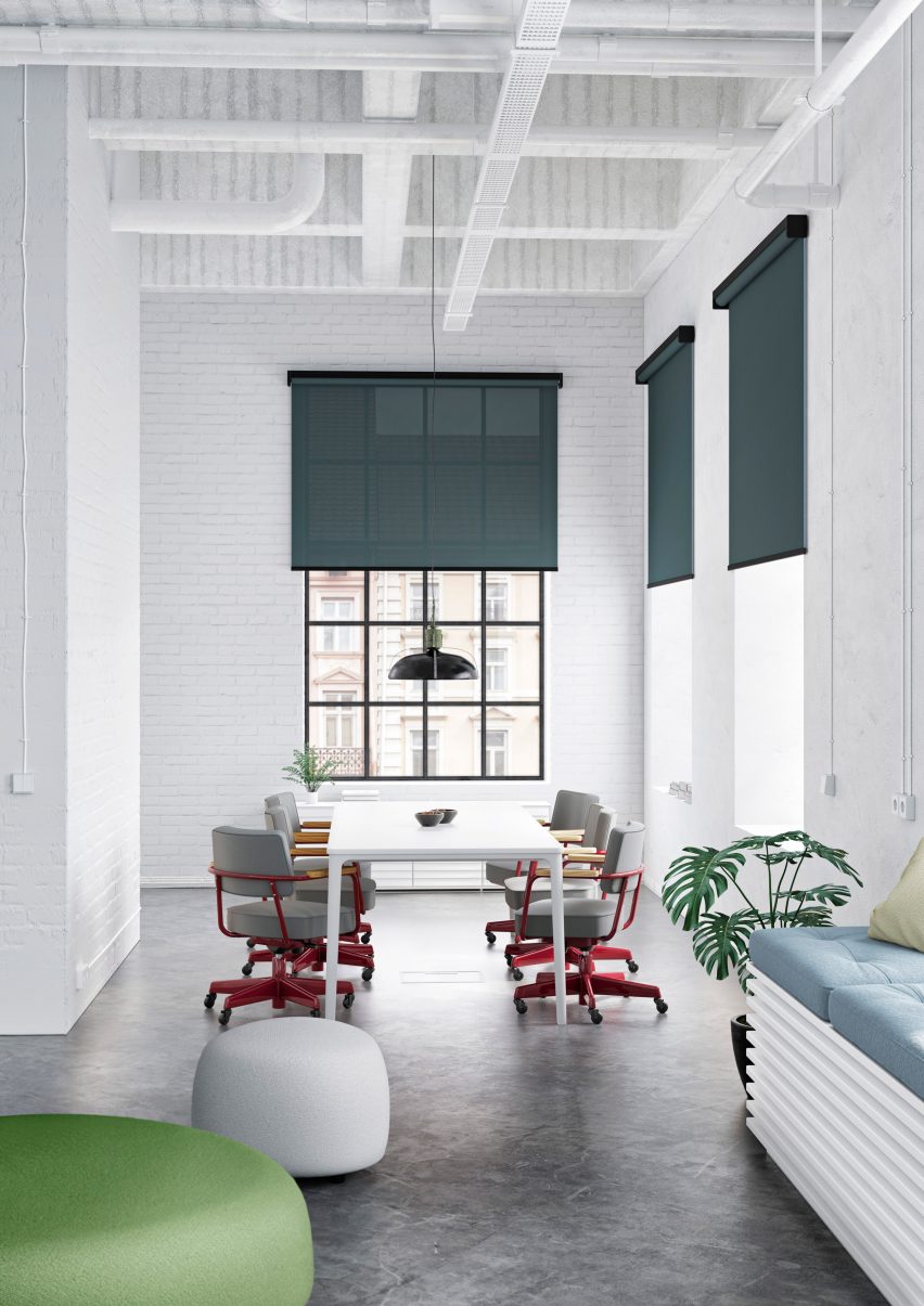 Kvadrat Shade roller blind by Ronan and Erwan Bouroullec