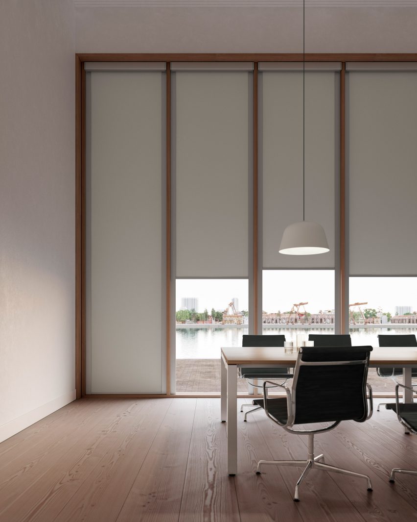 Kvadrat Shade roller blind by Ronan and Erwan Bouroullec