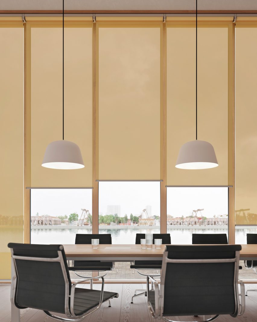 Kvadrat Shade roller blind by Ronan and Erwan Bouroullec