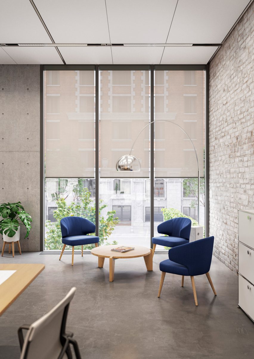 Kvadrat Shade roller blind by Ronan and Erwan Bouroullec