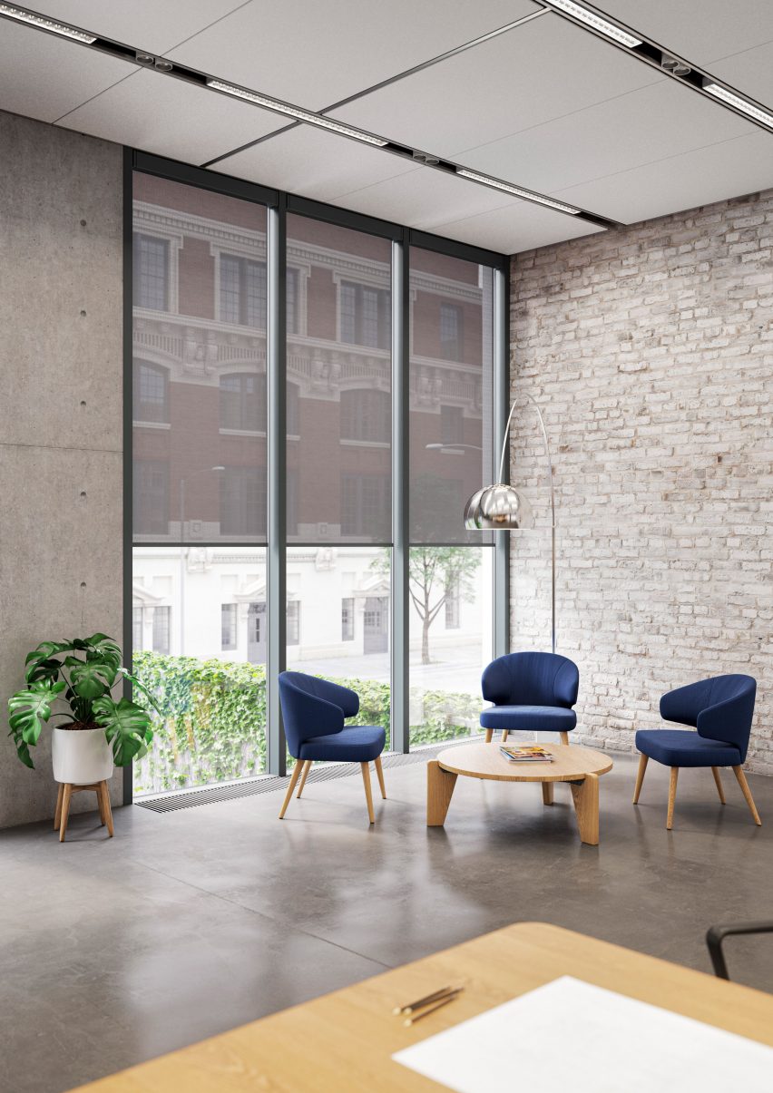 Kvadrat Shade roller blind by Ronan and Erwan Bouroullec