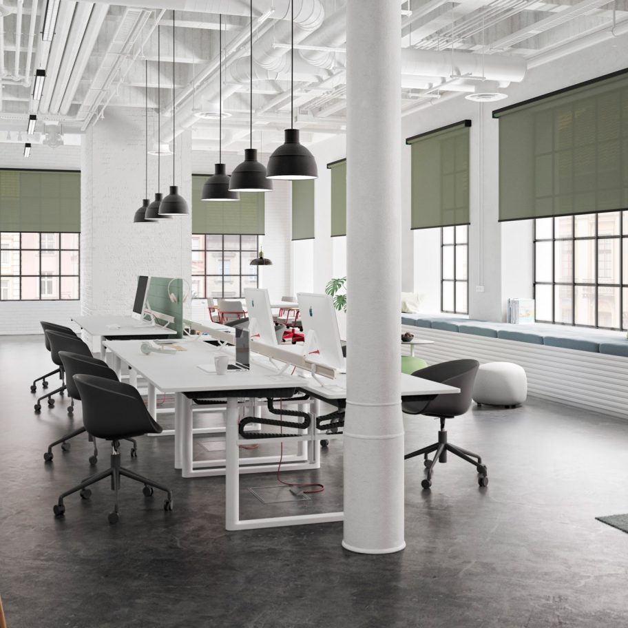 Kvadrat Shade roller blind by Ronan and Erwan Bouroullec