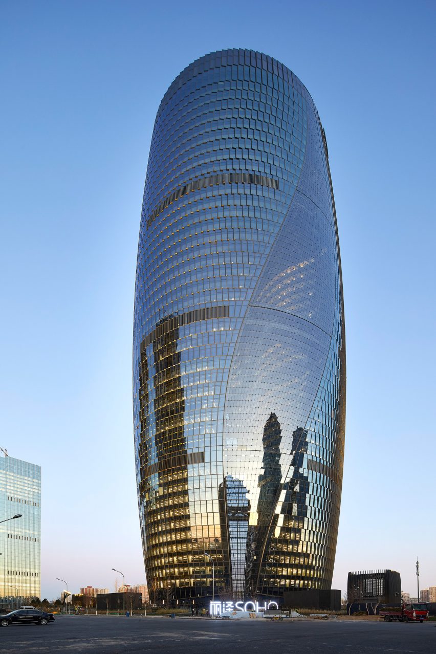 Leeza Soho tower by Zaha Hadid Architects in Beijing, China