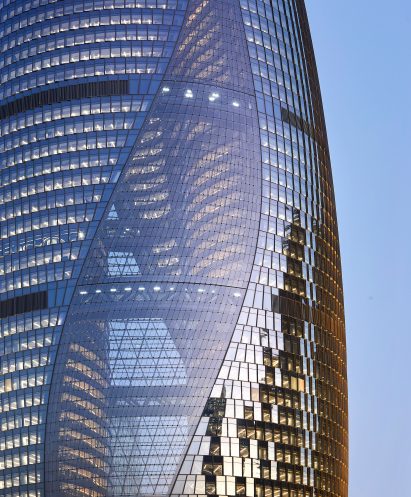 Leeza Soho tower by Zaha Hadid Architects in Beijing, China
