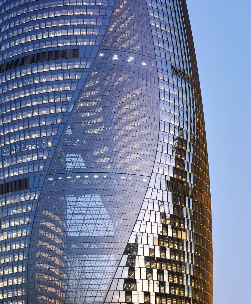 Leeza Soho tower by Zaha Hadid Architects in Beijing, China