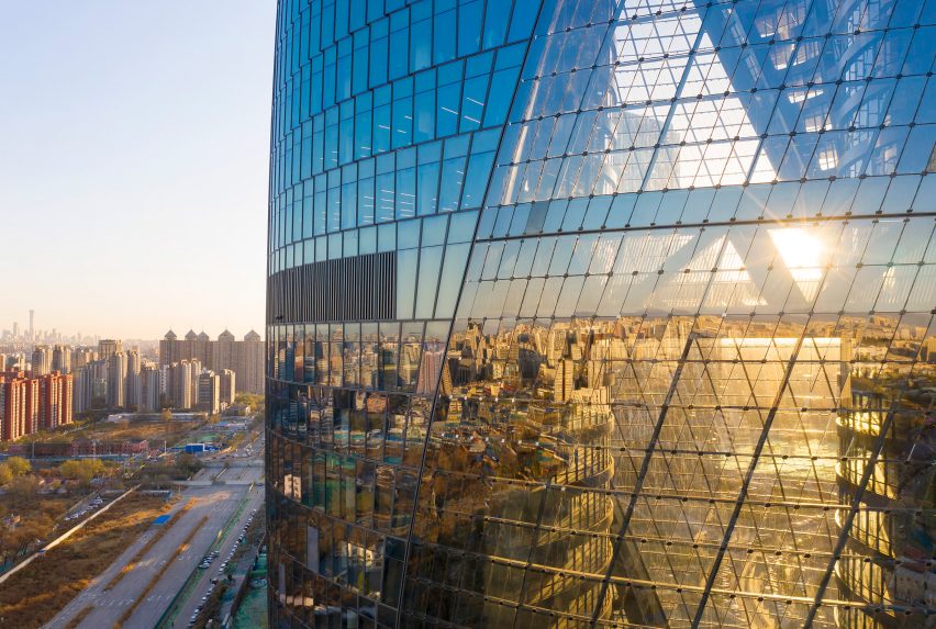 Leeza Soho tower by Zaha Hadid Architects in Beijing, China