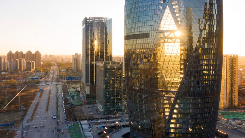 Leeza Soho tower by Zaha Hadid Architects in Beijing, China