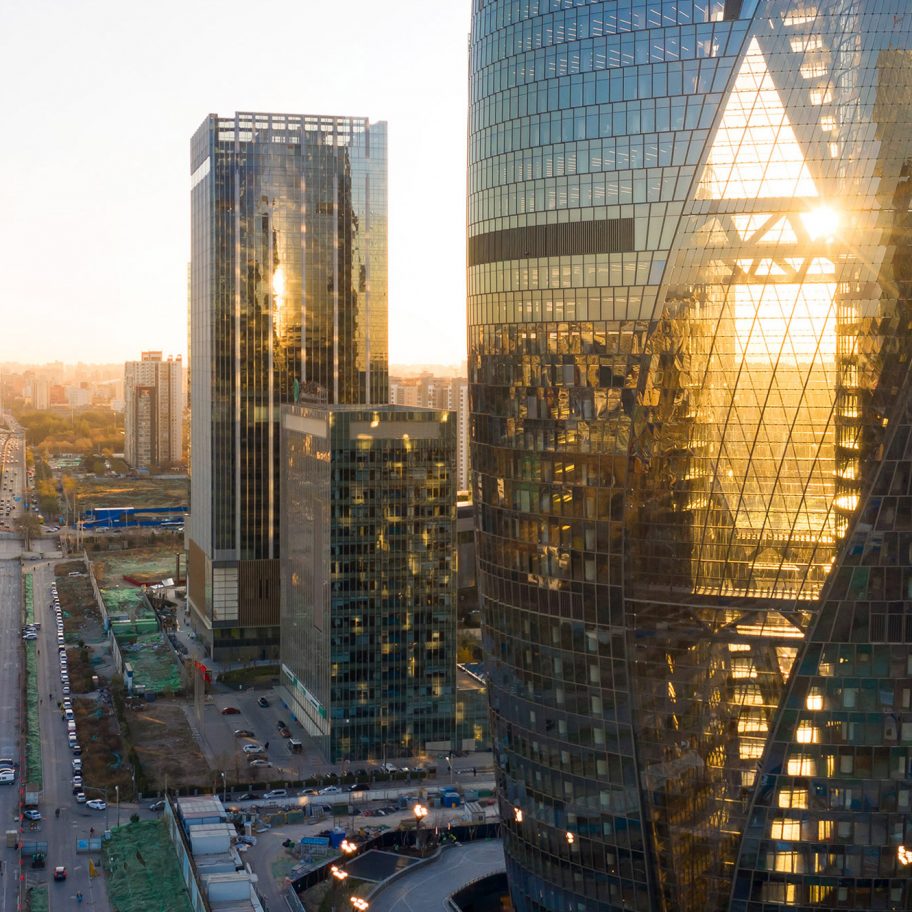 Leeza Soho tower by Zaha Hadid Architects in Beijing, China