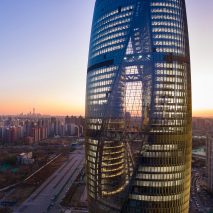This week, Zaha Hadid Architects completed a skyscraper and unveiled plans for a train station