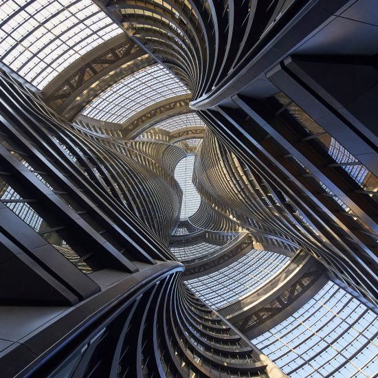 Leeza Soho tower by Zaha Hadid Architects in Beijing, China