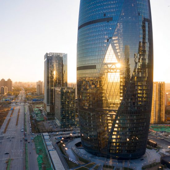 Leeza Soho tower by Zaha Hadid Architects in Beijing, China